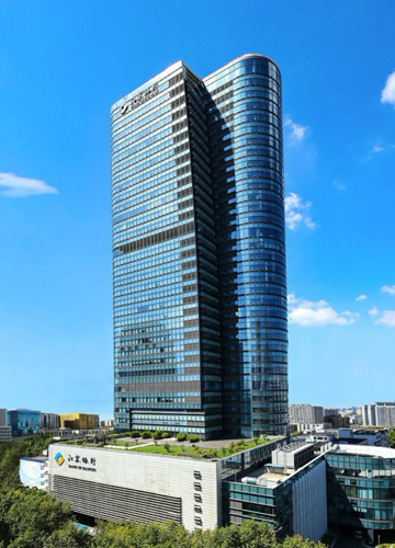 Photovoltaic Curtain Wall of Bank of Jiangsu Headquarters Building in Nanjing, Jiangsu